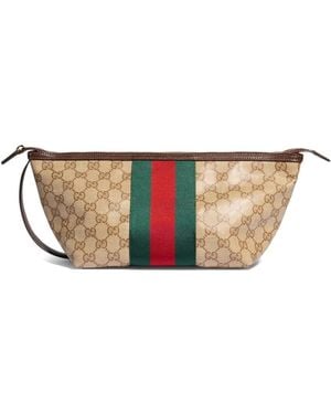 Gucci Bolso Shopper Gg Supreme Con Tibanda Web - Neutro