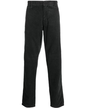 Aspesi Straight-Leg Corduroy Trousers - Black