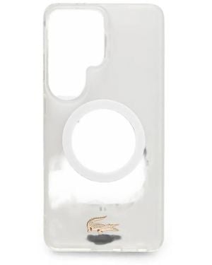 Lacoste Logo-Plaque Samsung Galaxy S26 Ultra Case - White