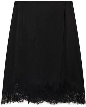Stella McCartney Guipure Graphic-Print Hoodie - Black