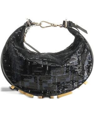 Fendi Mini Graphy Shoulder Bag - Black