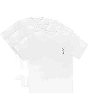 Travis Scott Cactus Jack Logo-Print T-Shirt (Set Of Three) - White