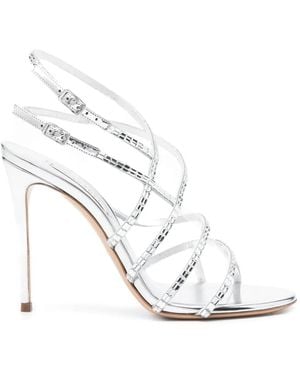 Casadei Starsway Cage 80mm パンプス - ホワイト