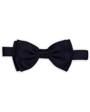 Lardini Nœud Papillon En Satin - Blue
