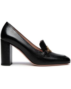 Bally 10Mm Emblem Court Shoes - Black