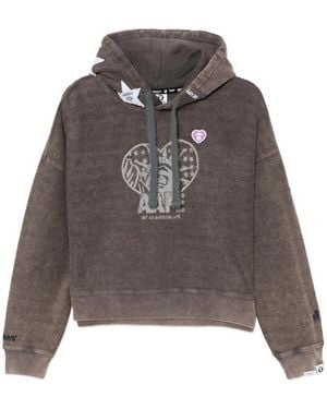 Aape By A Bathing Ape ロゴ パーカー - ブラウン