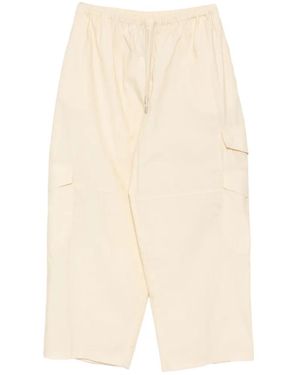 Maison Kitsuné Oversize Cargo Trousers - White