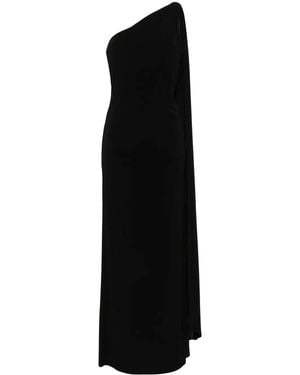 Alice + Olivia One-Shoulder Anja Maxi Dress - Black