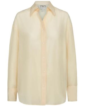 Twp Buttoned Collared Shirt - White