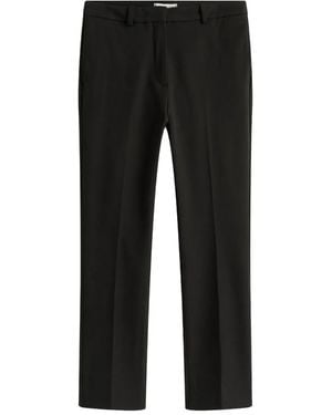 Tommy Hilfiger Straight Side-Pockets Trousers - Black