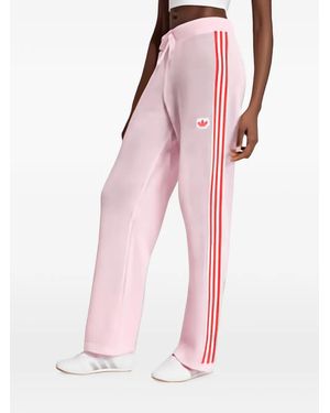 adidas Crochet Track Trousers - Pink