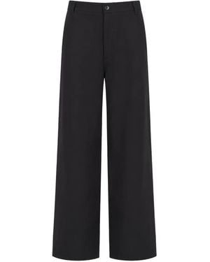 Societe Anonyme Wide-Leg Pants - Black