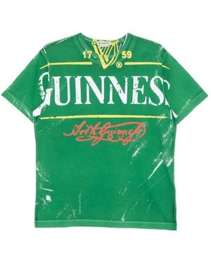 JW Anderson X Guinness Bottle Top-Print T-Shirt - Green