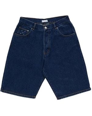 Pop Trading Co. Klassische Jeans-Shorts - Blau