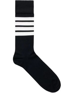 Thom Browne Striped Socks - Black