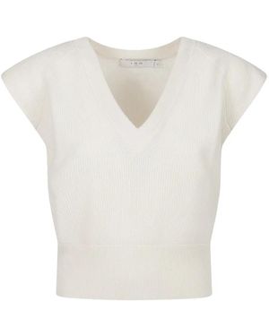 IRO V-neck Jumper - White