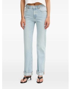 ViCOLO Jodie Straight-Fit Jeans - Blue