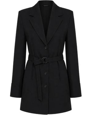 Wardrobe NYC Single-Breasted Shirt Midi Dress - Black