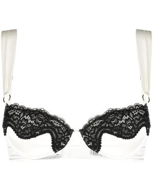 Stella McCartney Gesteppter Balconette-Bh - Schwarz