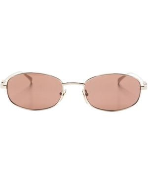 Gucci Occhiali Da Sole Ovali - Rosa