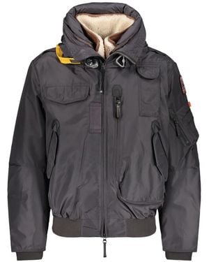 Parajumpers Gobi S. Shearling-Trim Hooded Jacket - Gray