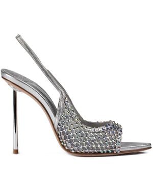 Le Silla Gilda Slingback Sandals - White