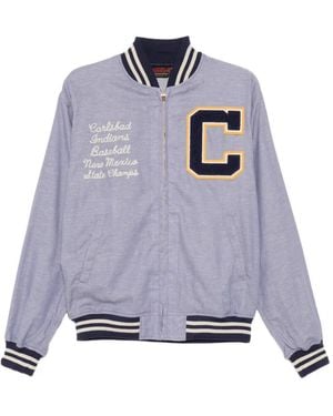 Whitesville Veste Bomber À Patch Lettre - Violet