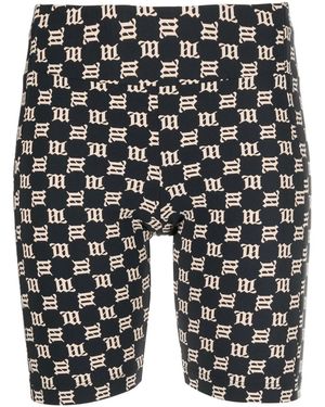 MISBHV Logo-Print Cycling Shorts - Black