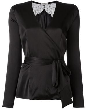 Gilda & Pearl Gilda Lace-Embroidered Top - Black