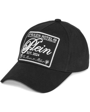 Philipp Plein ロゴ キャップ - ブラック