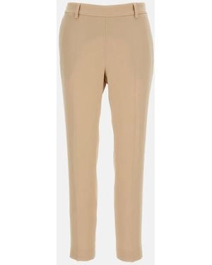 Alberto Biani Straight-Leg Pants - Natural