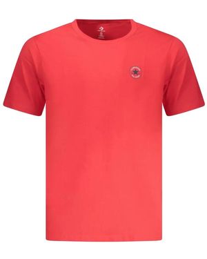 Converse Chuck Taylor Logo-Patch T-Shirt - Red