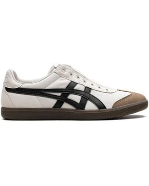 Onitsuka Tiger Canvas Tiger Stripes Slip-On Trainers - White