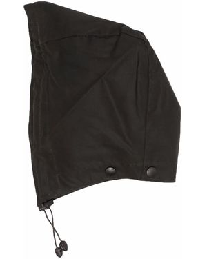 Barbour Gewachste Kapuze - Schwarz