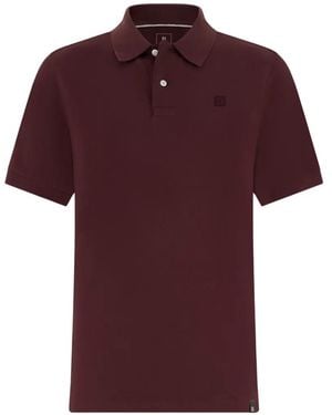 BOGGI Cotton Piqué Polo Shirt - Red