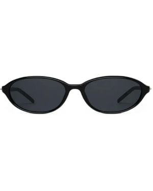 Chimi Ellipse Geometric-Frame Sunglasses - Black