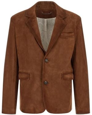 Golden Goose Blazer Robyn En Daim - Brown