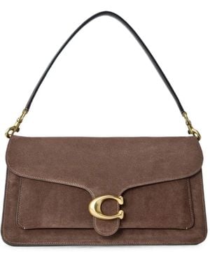 COACH 36 Tabby Logo-Plaque Shoulder Bag - Brown
