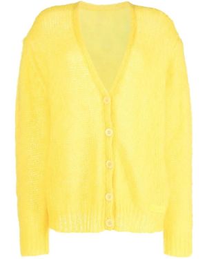 DSquared² V-Neck Cardigan - Yellow