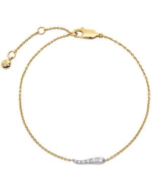 Monica Vinader Diamond-Embellishment Bracelet - White