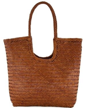 Dragon Diffusion NS Diagonal Triple Jump Schultertasche - Braun