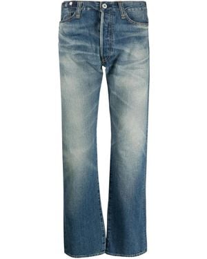 Junya Watanabe X Jean-Michel Basquiat Jeans - Blue