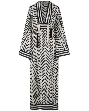Johanna Ortiz Squared Away Midi Dress - White