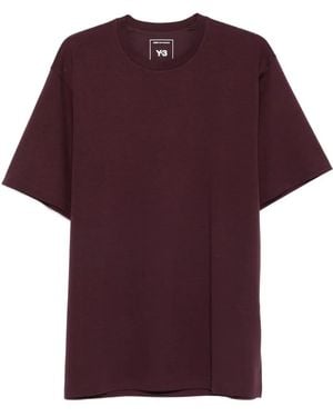 Y-3 Crew-neck Short-sleeve T-shirt - パープル