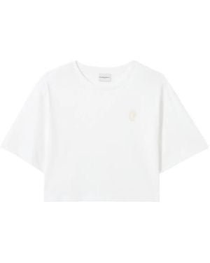 Claudie Pierlot Logo-Embroidered T-Shirt - White
