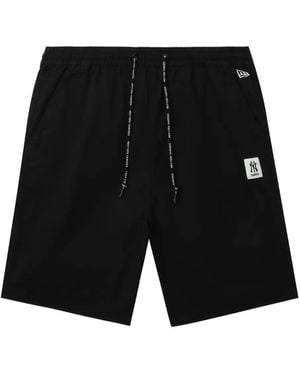 KTZ Logo-Patch Shorts - Black