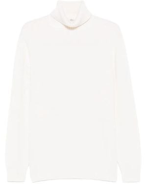 Kangra Turtleneck Knitted Jumper - White