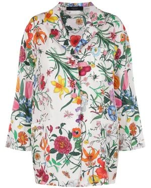 Gucci Chemise Printed - White