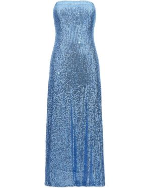 Le twins Gina Midikleid - Blau