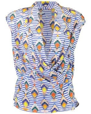 Maison Common Blusa A Righe